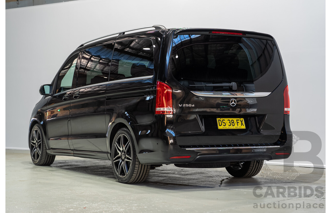 11/2019 Mercedes-Benz V 250d MWB 447 MY20 5d Wagon Black Twin-turbo Diesel 2.1L