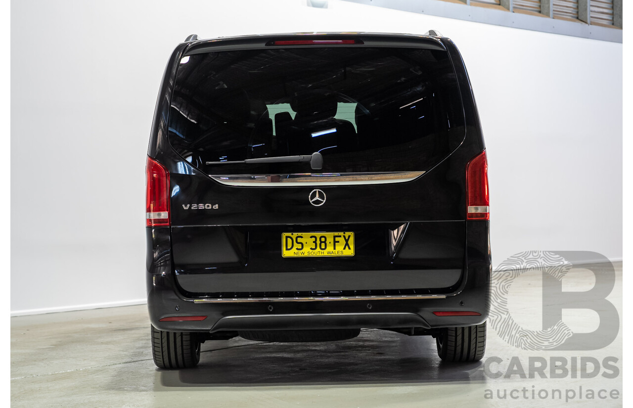 11/2019 Mercedes-Benz V 250d MWB 447 MY20 5d Wagon Black Twin-turbo Diesel 2.1L