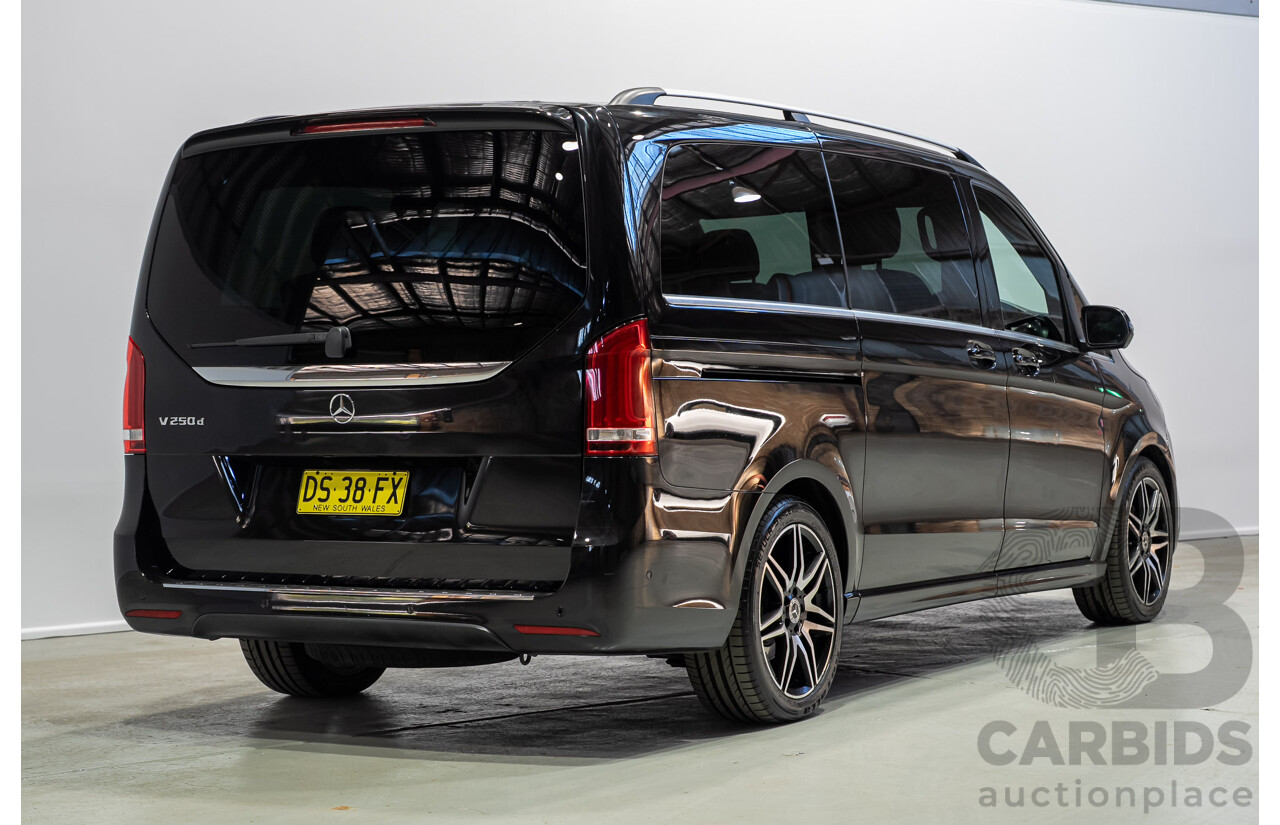 11/2019 Mercedes-Benz V 250d MWB 447 MY20 5d Wagon Black Twin-turbo Diesel 2.1L