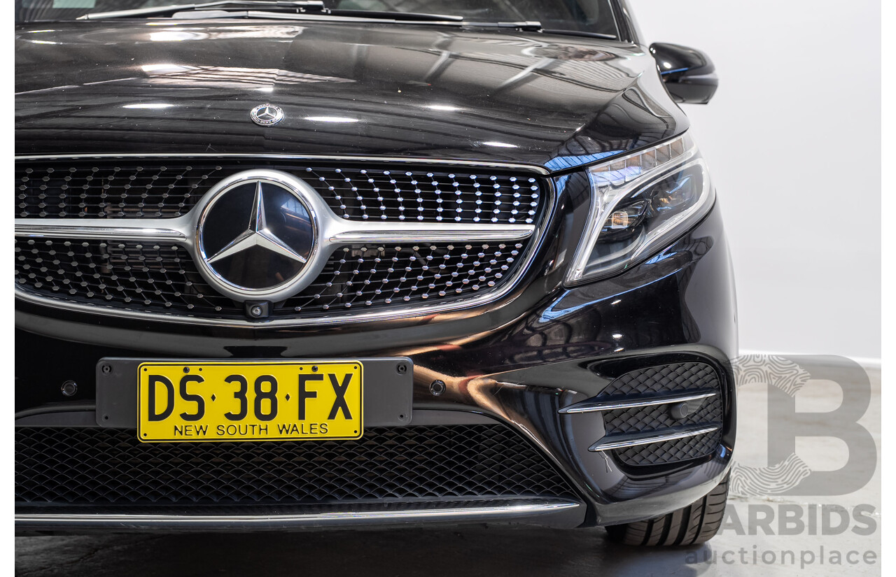 11/2019 Mercedes-Benz V 250d MWB 447 MY20 5d Wagon Black Twin-turbo Diesel 2.1L