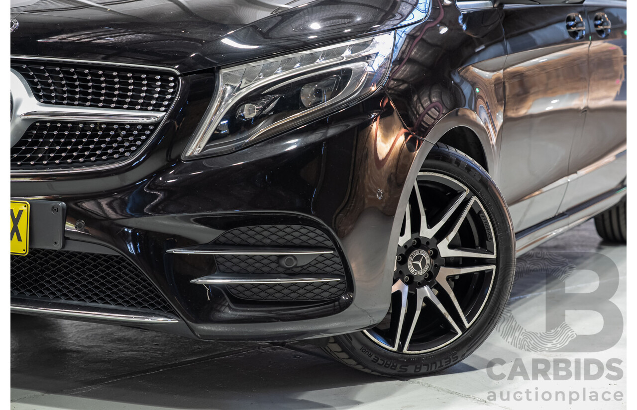 11/2019 Mercedes-Benz V 250d MWB 447 MY20 5d Wagon Black Twin-turbo Diesel 2.1L