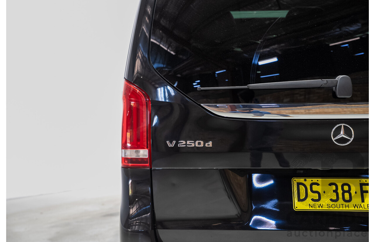 11/2019 Mercedes-Benz V 250d MWB 447 MY20 5d Wagon Black Twin-turbo Diesel 2.1L