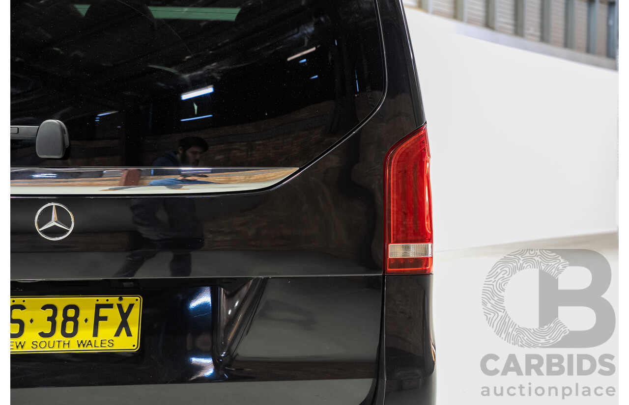 11/2019 Mercedes-Benz V 250d MWB 447 MY20 5d Wagon Black Twin-turbo Diesel 2.1L