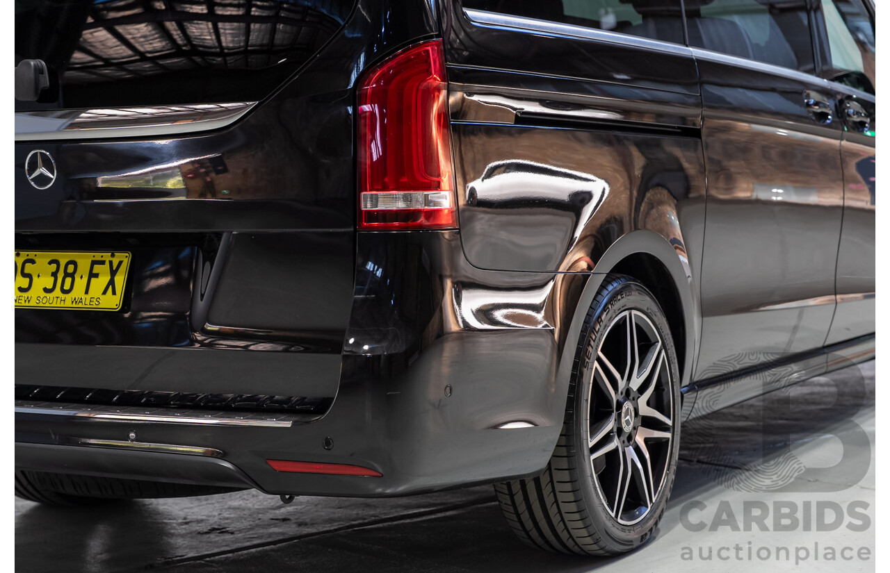11/2019 Mercedes-Benz V 250d MWB 447 MY20 5d Wagon Black Twin-turbo Diesel 2.1L