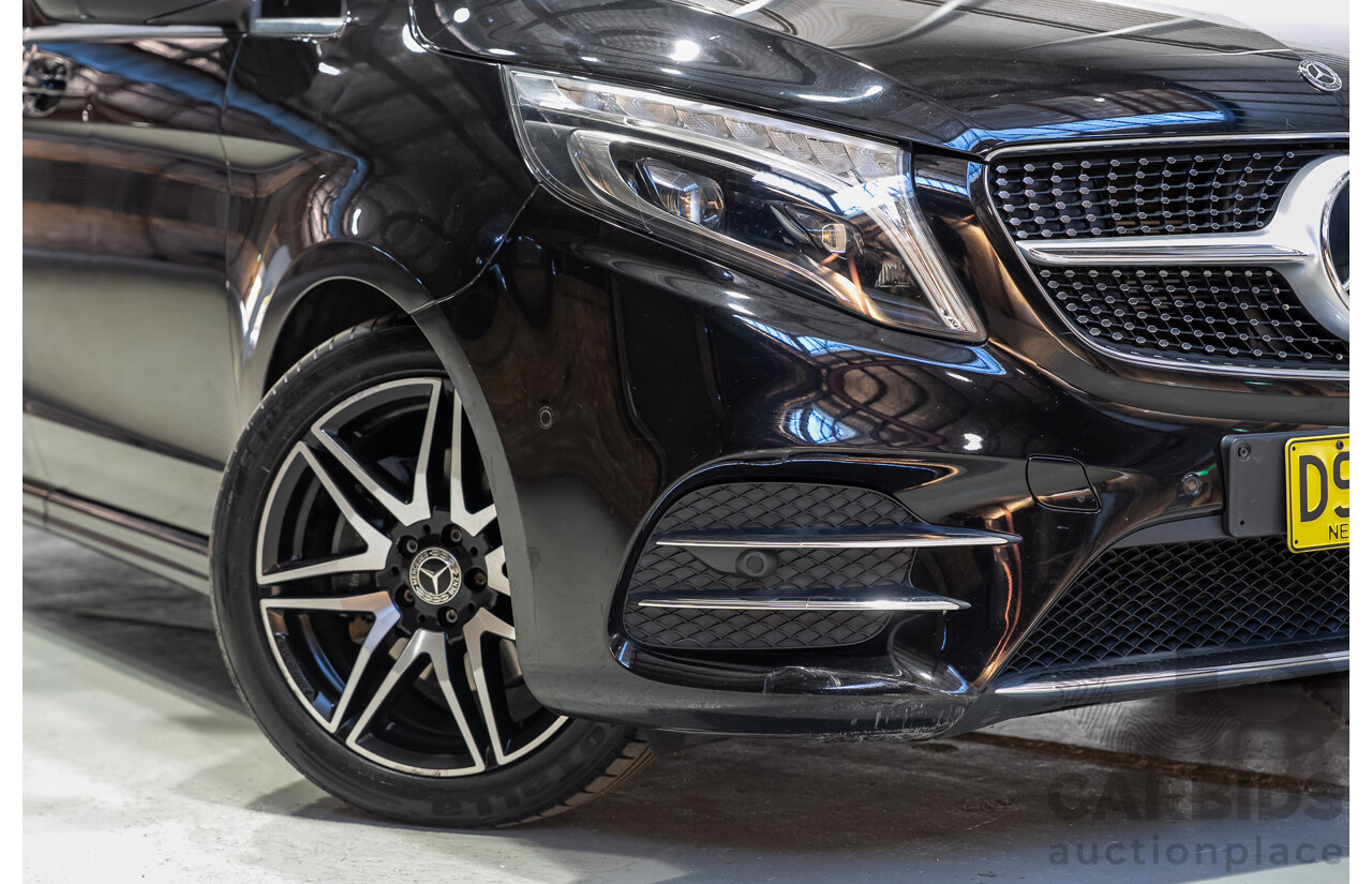 11/2019 Mercedes-Benz V 250d MWB 447 MY20 5d Wagon Black Twin-turbo Diesel 2.1L