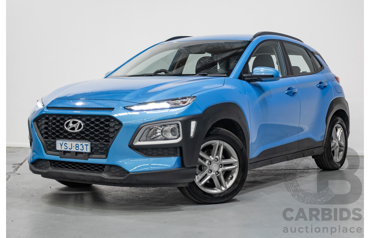 3/2019 Hyundai Kona Active OS.2 MY19 4d Wagon Blue Lagoon Metallic 2.0L