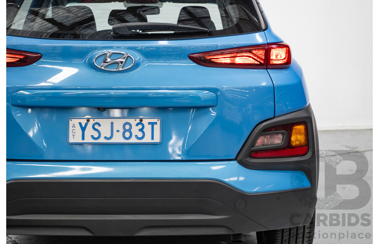 3/2019 Hyundai Kona Active OS.2 MY19 4d Wagon Blue Lagoon Metallic 2.0L