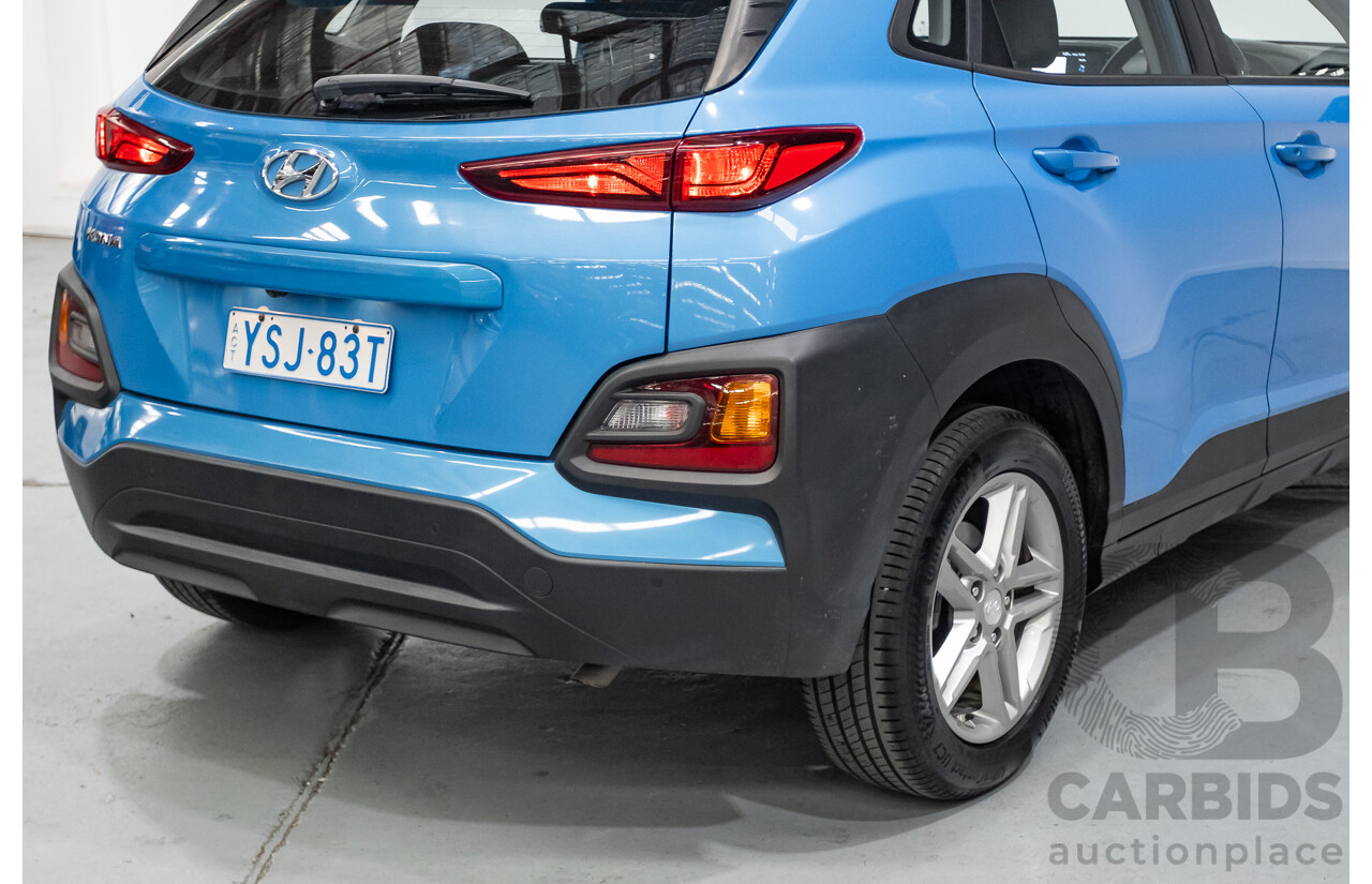 3/2019 Hyundai Kona Active OS.2 MY19 4d Wagon Blue Lagoon Metallic 2.0L
