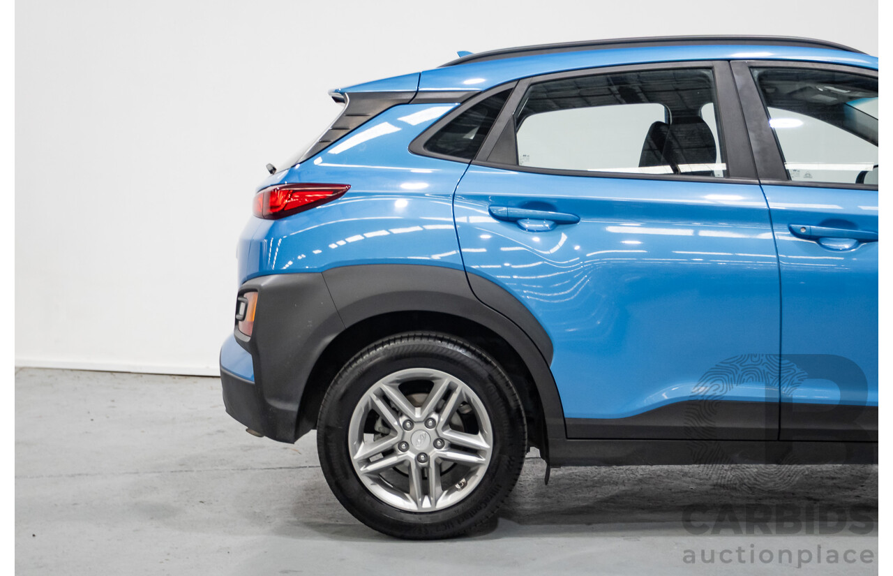 3/2019 Hyundai Kona Active OS.2 MY19 4d Wagon Blue Lagoon Metallic 2.0L