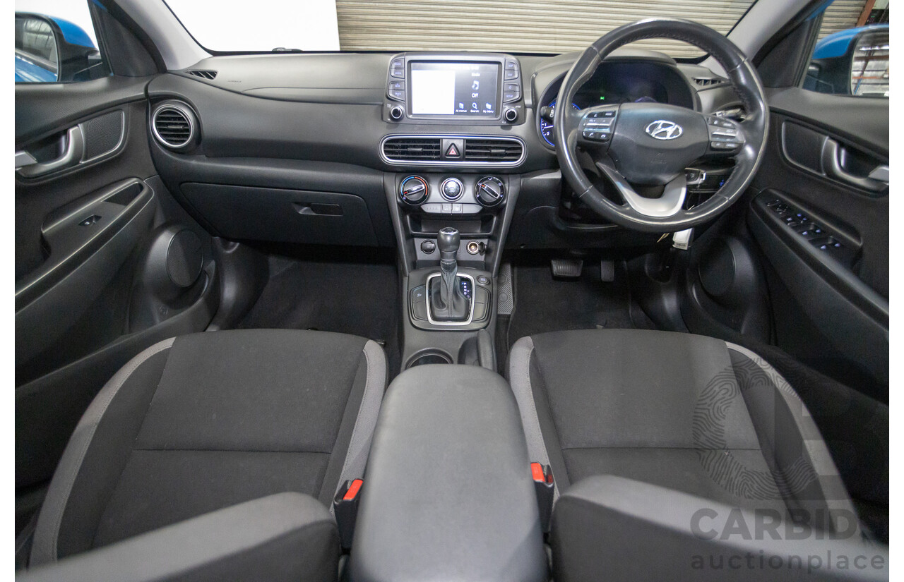 3/2019 Hyundai Kona Active OS.2 MY19 4d Wagon Blue Lagoon Metallic 2.0L
