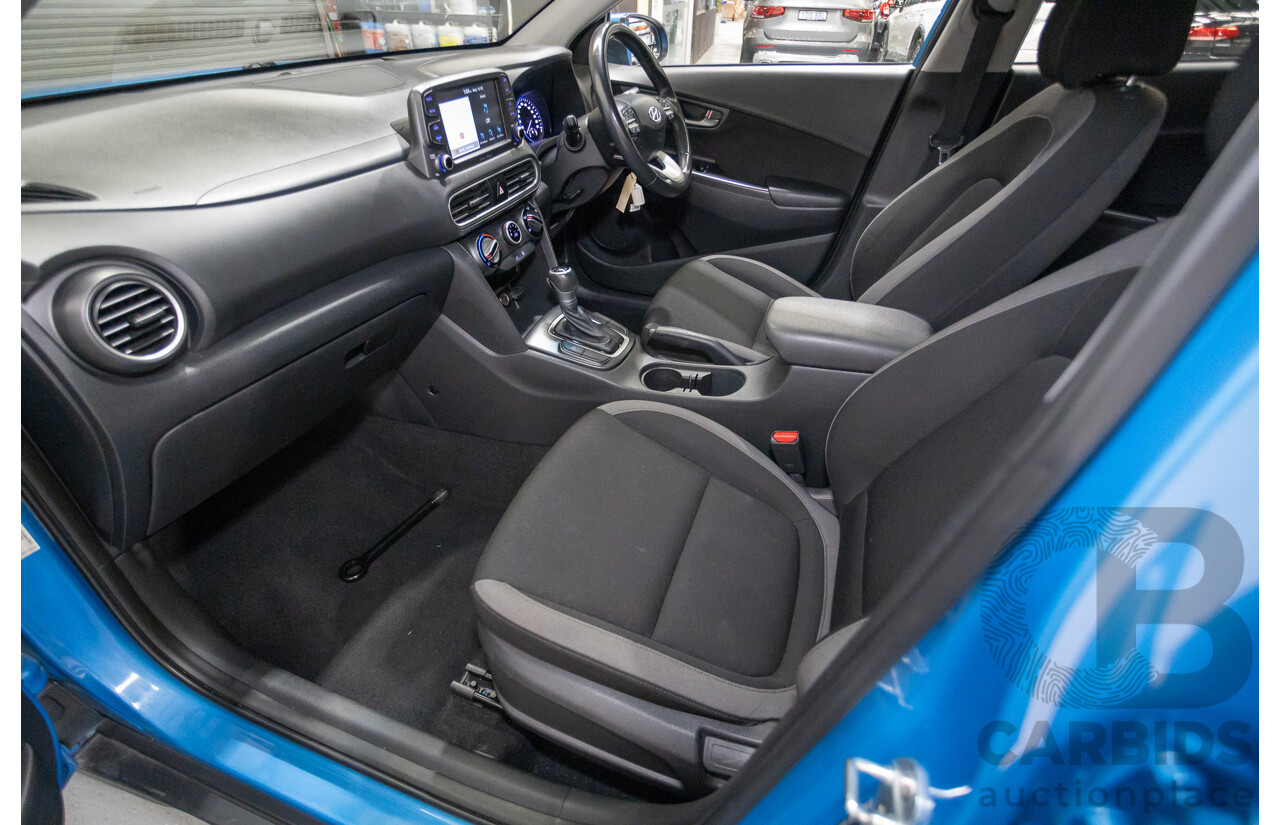 3/2019 Hyundai Kona Active OS.2 MY19 4d Wagon Blue Lagoon Metallic 2.0L