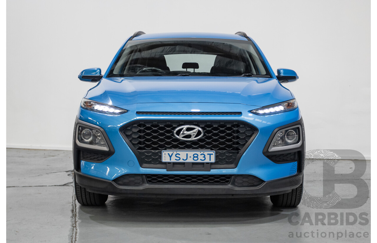 3/2019 Hyundai Kona Active OS.2 MY19 4d Wagon Blue Lagoon Metallic 2.0L