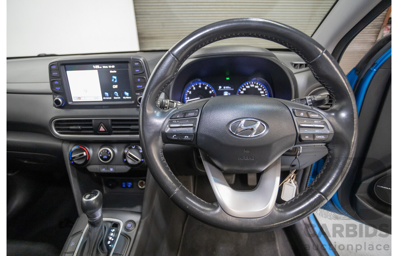 3/2019 Hyundai Kona Active OS.2 MY19 4d Wagon Blue Lagoon Metallic 2.0L