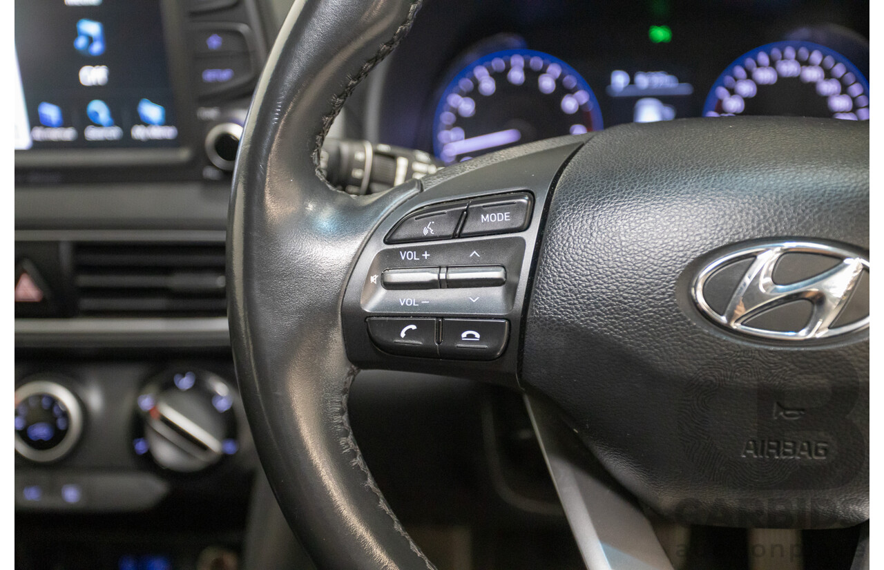 3/2019 Hyundai Kona Active OS.2 MY19 4d Wagon Blue Lagoon Metallic 2.0L