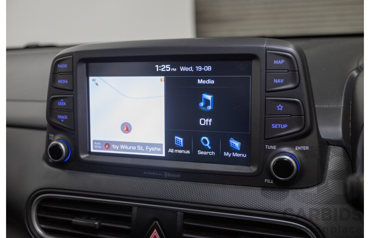 3/2019 Hyundai Kona Active OS.2 MY19 4d Wagon Blue Lagoon Metallic 2.0L