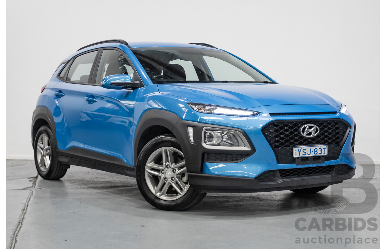 3/2019 Hyundai Kona Active OS.2 MY19 4d Wagon Blue Lagoon Metallic 2.0L