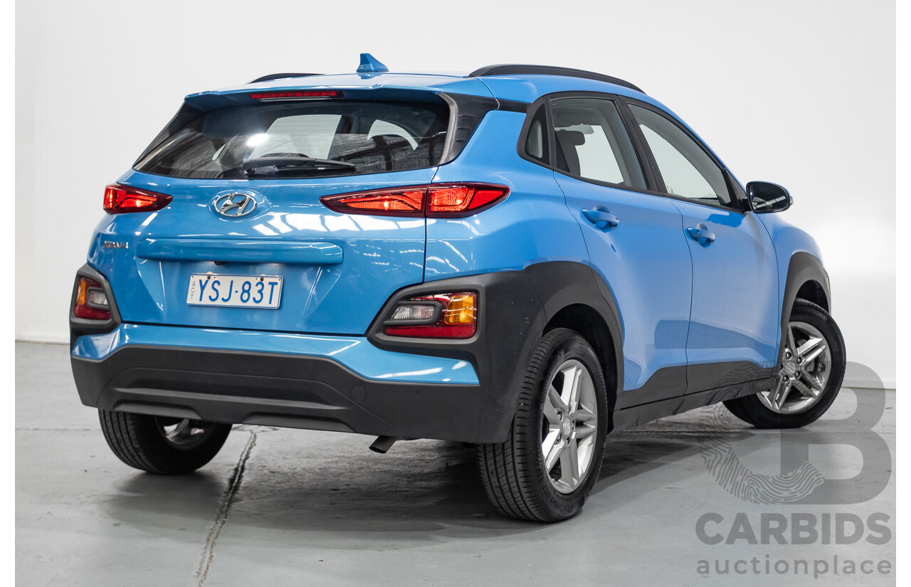 3/2019 Hyundai Kona Active OS.2 MY19 4d Wagon Blue Lagoon Metallic 2.0L