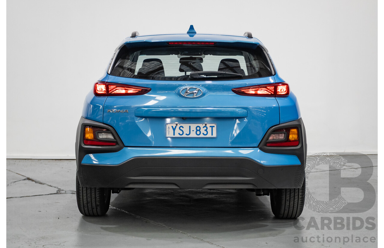 3/2019 Hyundai Kona Active OS.2 MY19 4d Wagon Blue Lagoon Metallic 2.0L