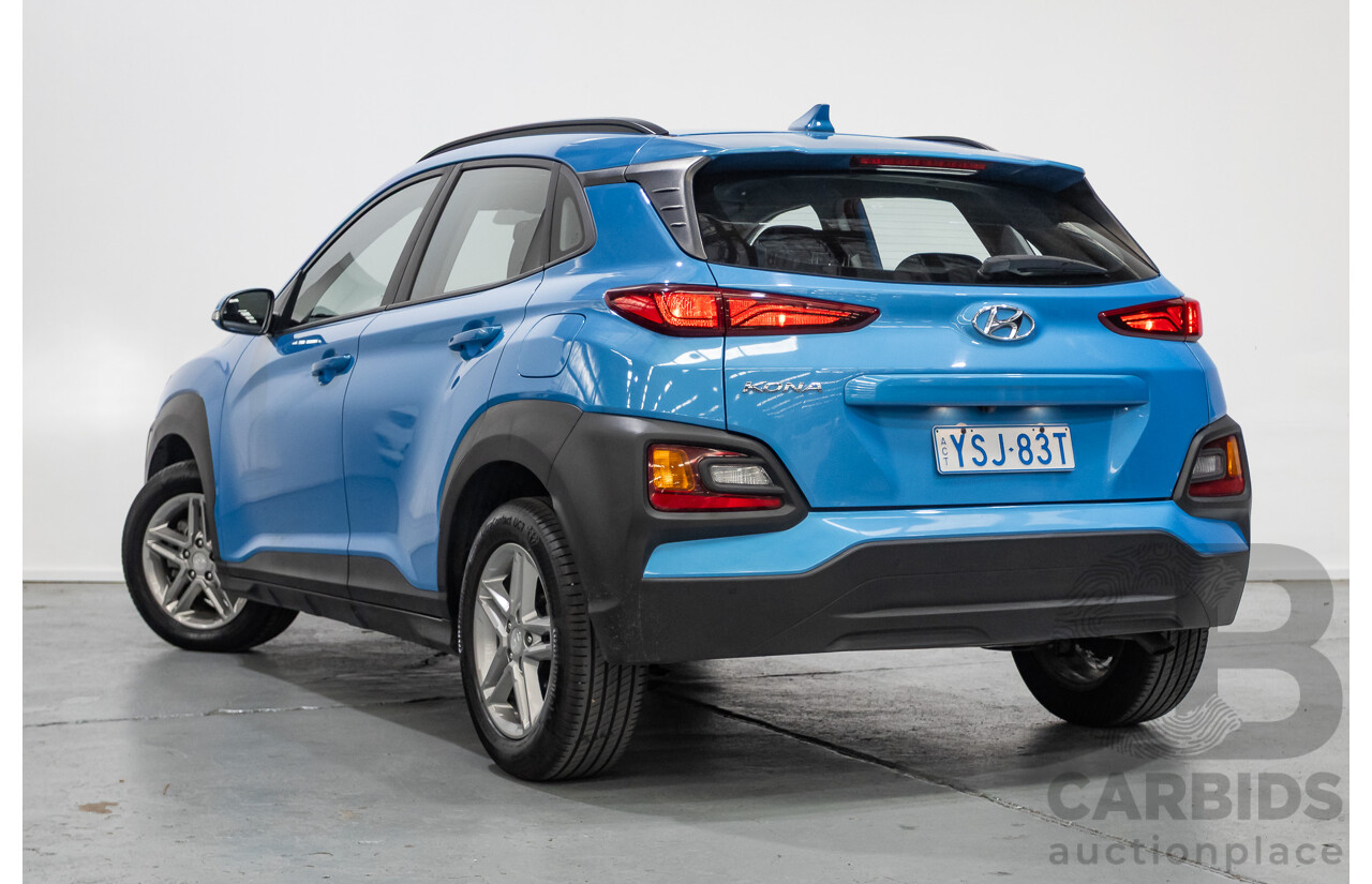 3/2019 Hyundai Kona Active OS.2 MY19 4d Wagon Blue Lagoon Metallic 2.0L