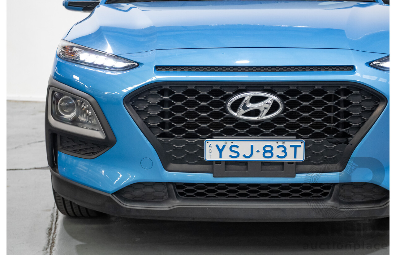 3/2019 Hyundai Kona Active OS.2 MY19 4d Wagon Blue Lagoon Metallic 2.0L
