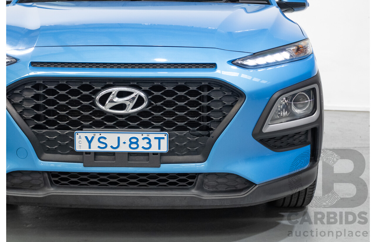 3/2019 Hyundai Kona Active OS.2 MY19 4d Wagon Blue Lagoon Metallic 2.0L