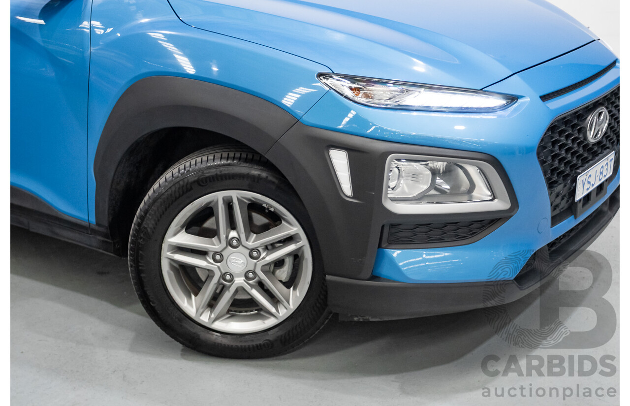3/2019 Hyundai Kona Active OS.2 MY19 4d Wagon Blue Lagoon Metallic 2.0L