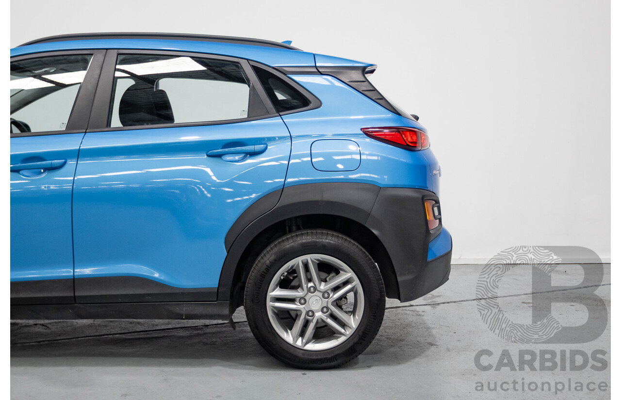 3/2019 Hyundai Kona Active OS.2 MY19 4d Wagon Blue Lagoon Metallic 2.0L