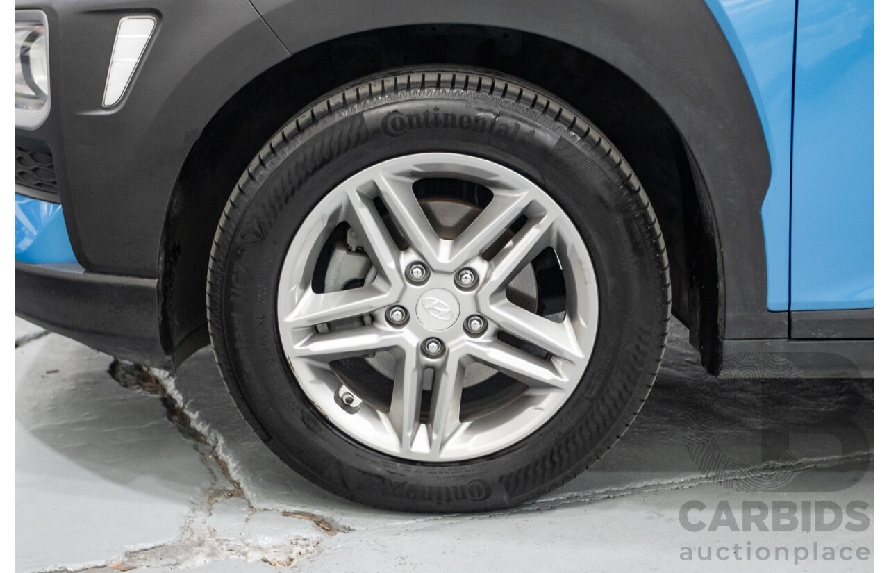 3/2019 Hyundai Kona Active OS.2 MY19 4d Wagon Blue Lagoon Metallic 2.0L