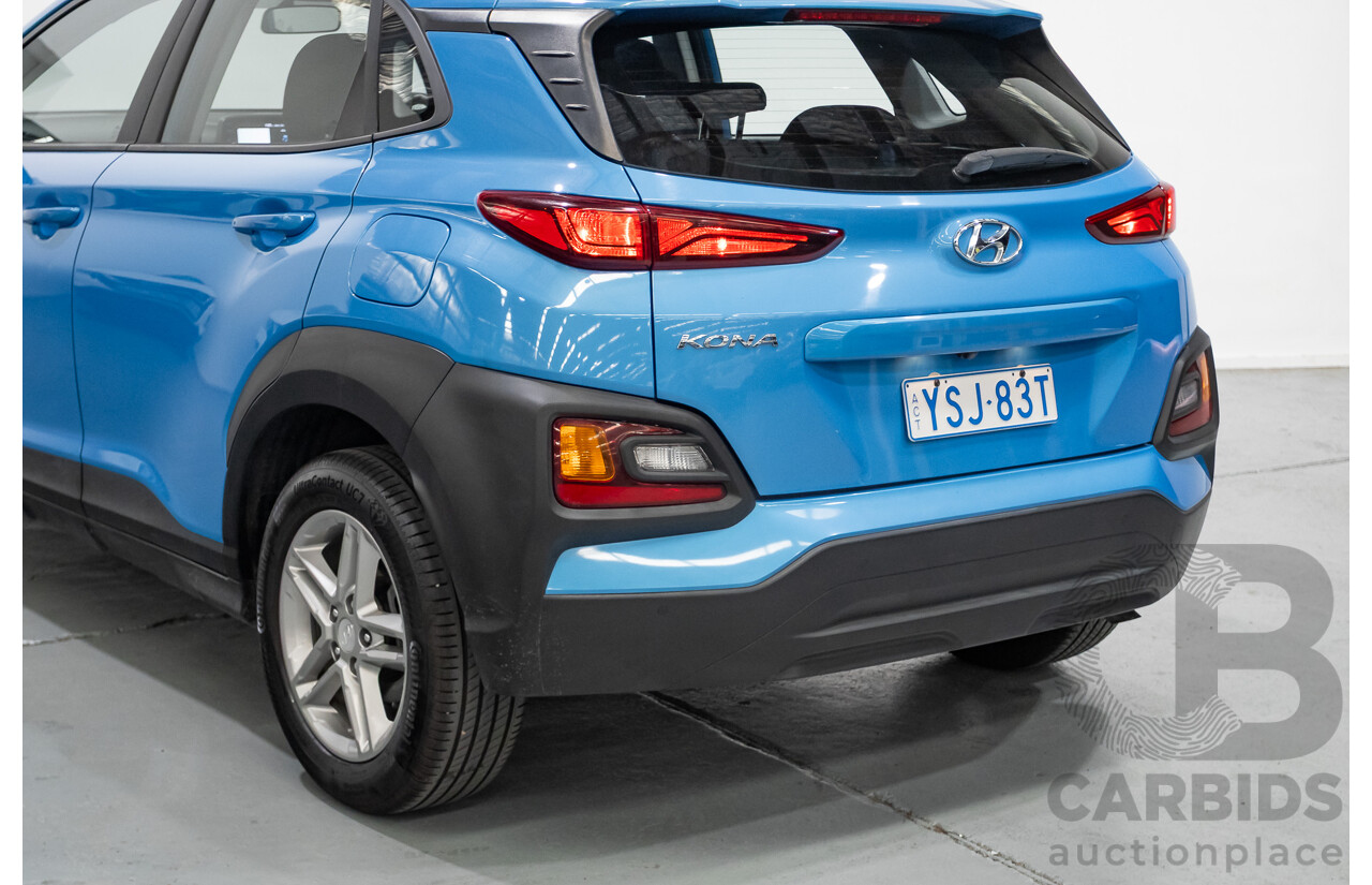 3/2019 Hyundai Kona Active OS.2 MY19 4d Wagon Blue Lagoon Metallic 2.0L