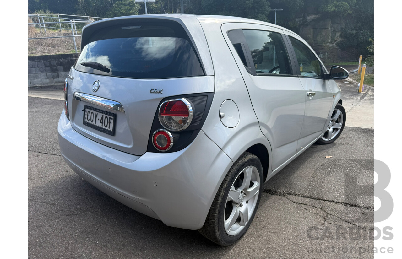 09/2013 Holden Barina CDX FWD TM MY14 5D Hatchback Silver 1.6L