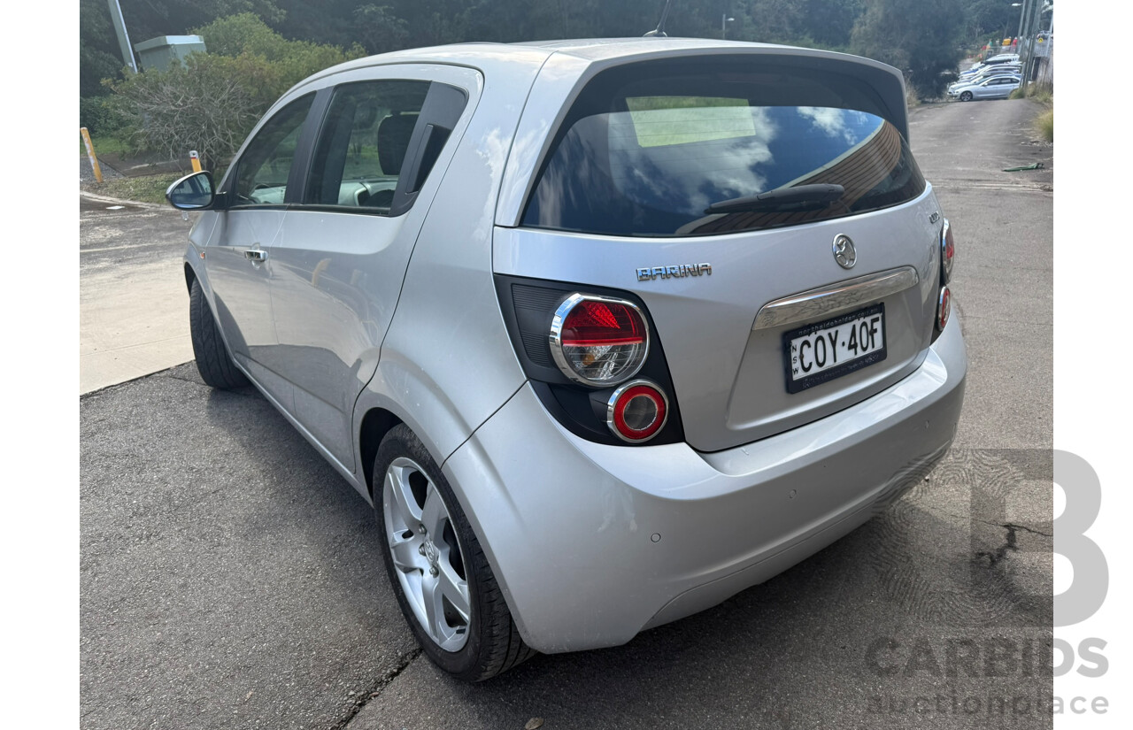 09/2013 Holden Barina CDX FWD TM MY14 5D Hatchback Silver 1.6L