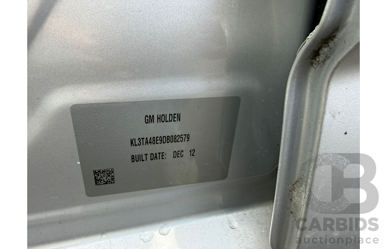 09/2013 Holden Barina CDX FWD TM MY14 5D Hatchback Silver 1.6L
