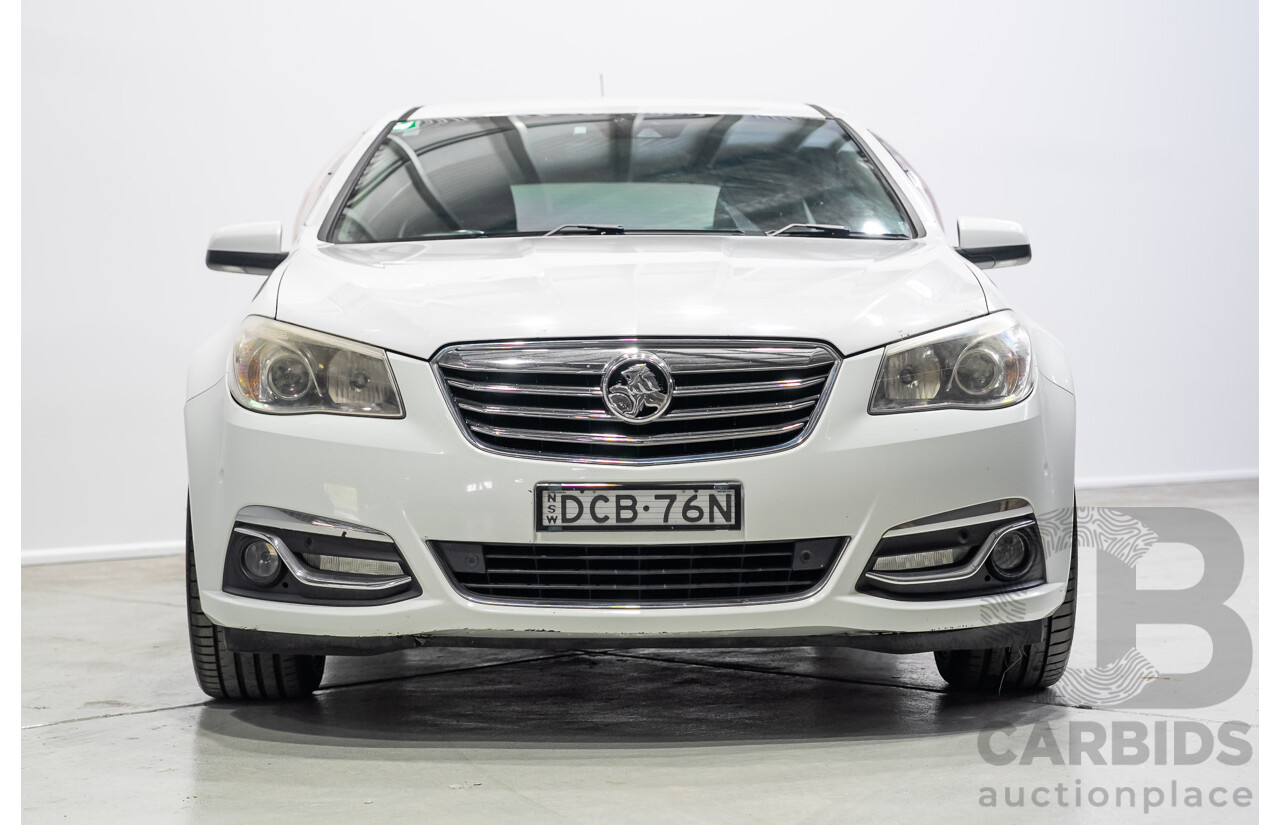 03/2015 Holden Calais V  VF MY15 4d Sportwagon White 3.6L