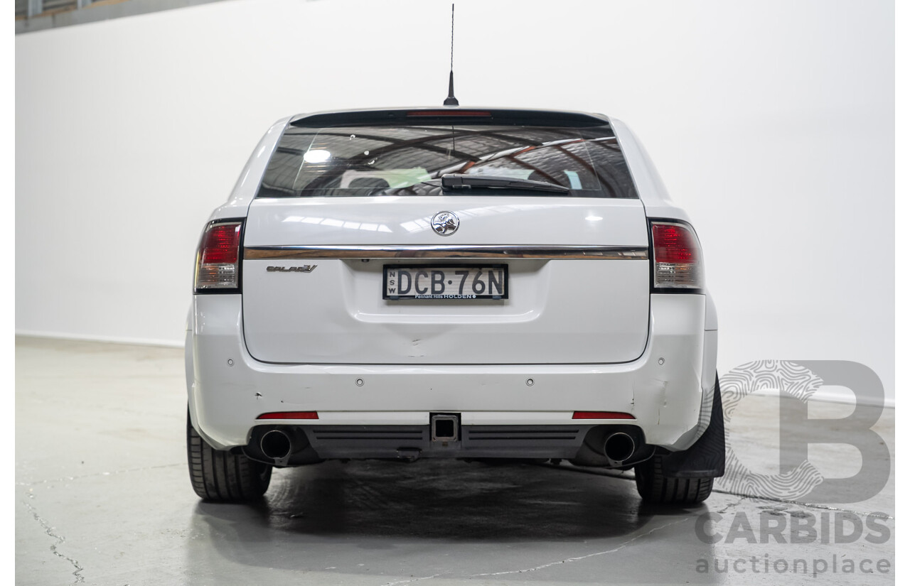 03/2015 Holden Calais V  VF MY15 4d Sportwagon White 3.6L