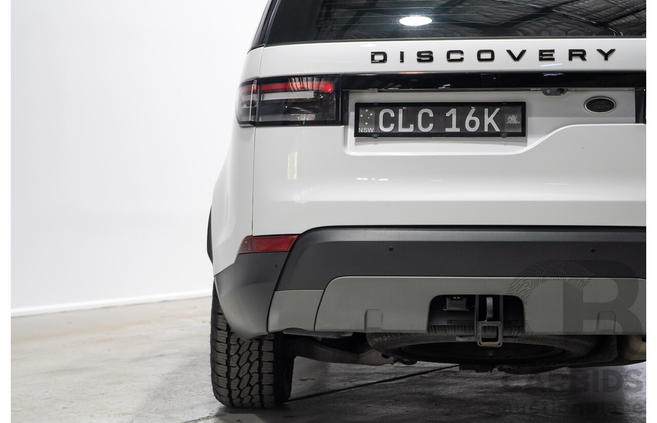 01/2018 Land Rover Discovery SD4 SE (4WD) MY18 4d Wagon Fuji White Turbo Diesel 2.0L - 7 Seater