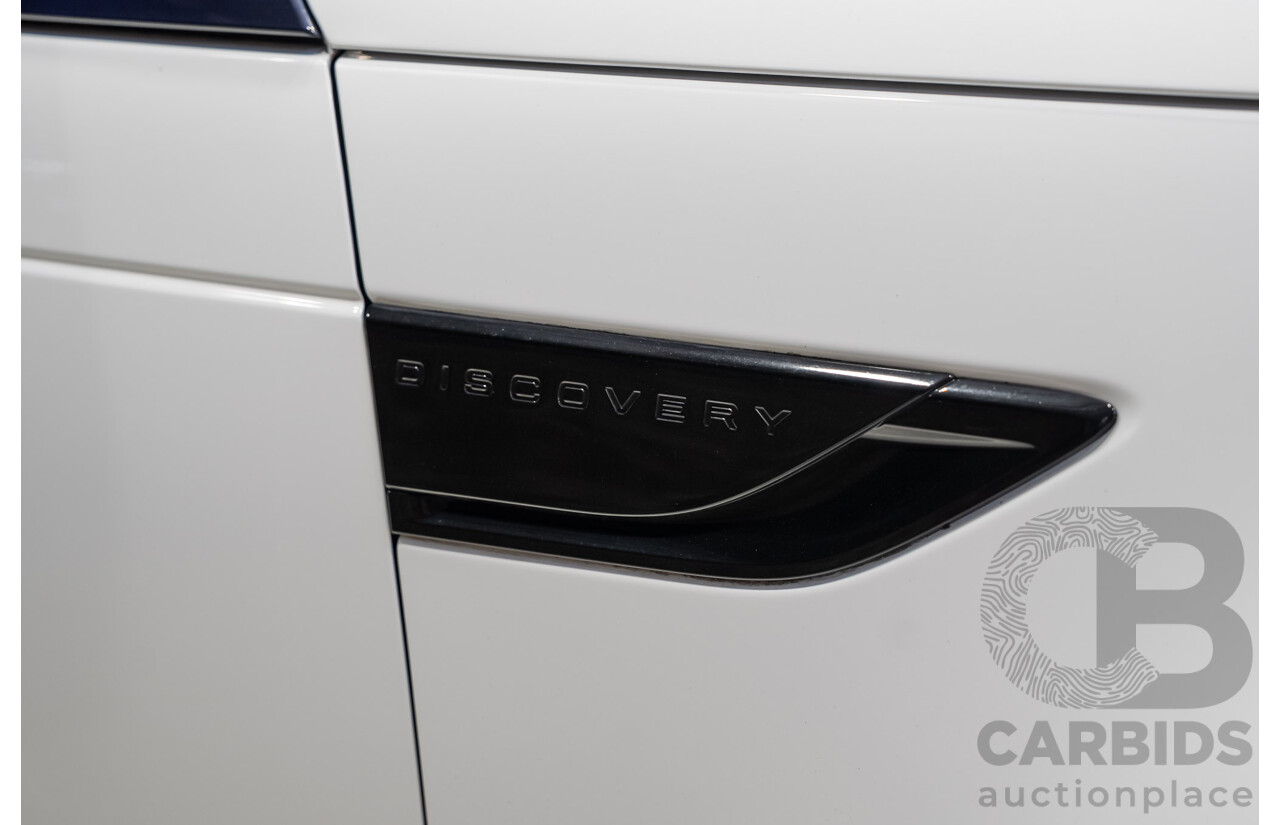 01/2018 Land Rover Discovery SD4 SE (4WD) MY18 4d Wagon Fuji White Turbo Diesel 2.0L - 7 Seater