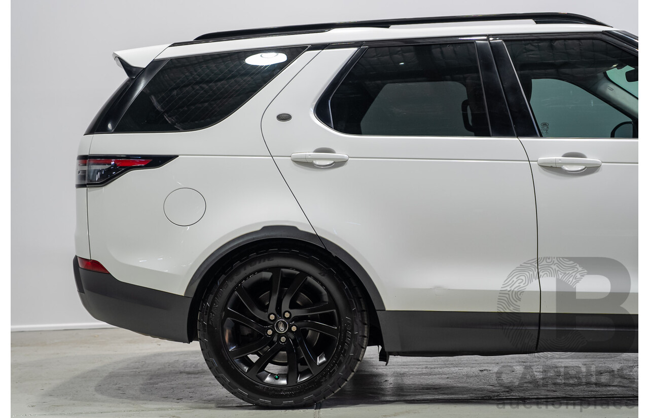 01/2018 Land Rover Discovery SD4 SE (4WD) MY18 4d Wagon Fuji White Turbo Diesel 2.0L - 7 Seater
