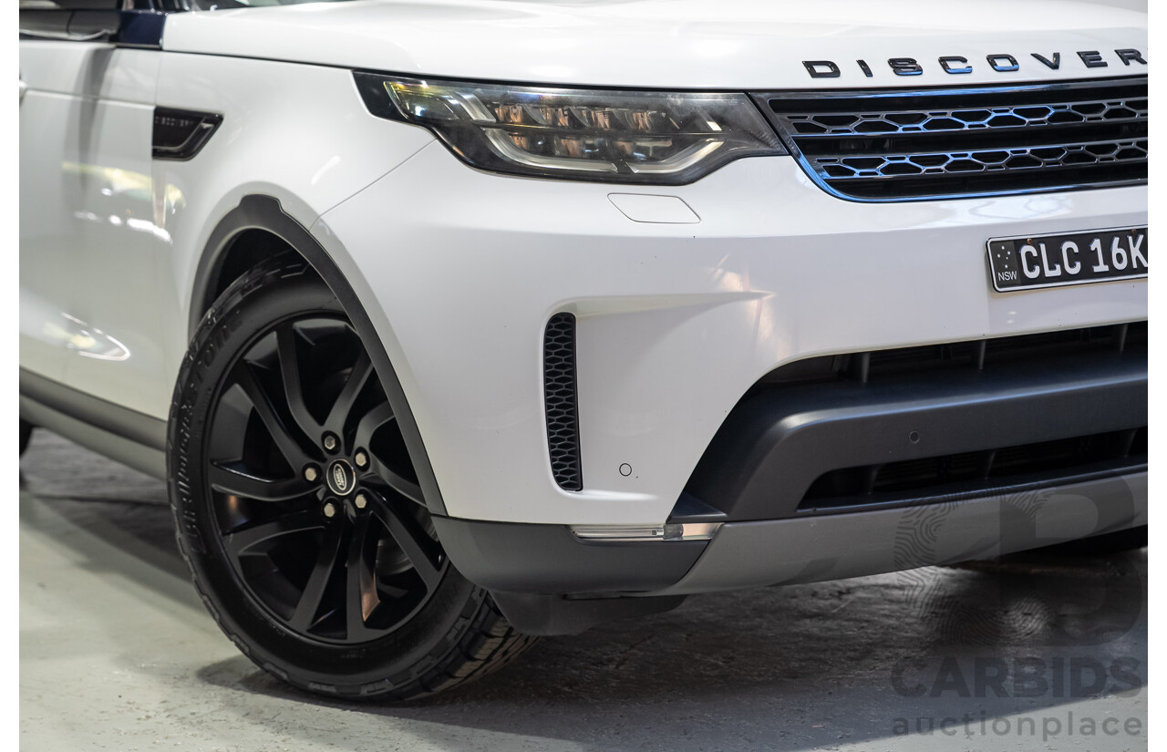 01/2018 Land Rover Discovery SD4 SE (4WD) MY18 4d Wagon Fuji White Turbo Diesel 2.0L - 7 Seater