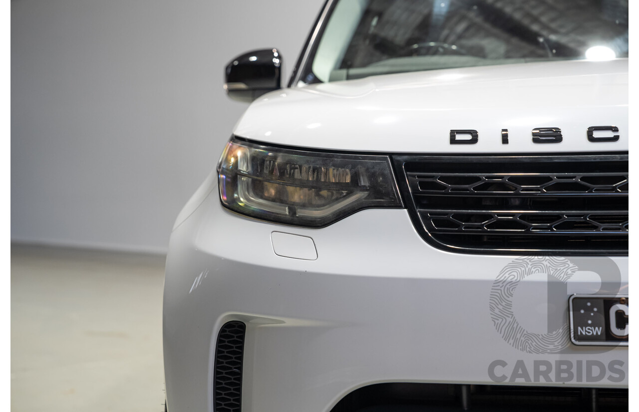 01/2018 Land Rover Discovery SD4 SE (4WD) MY18 4d Wagon Fuji White Turbo Diesel 2.0L - 7 Seater