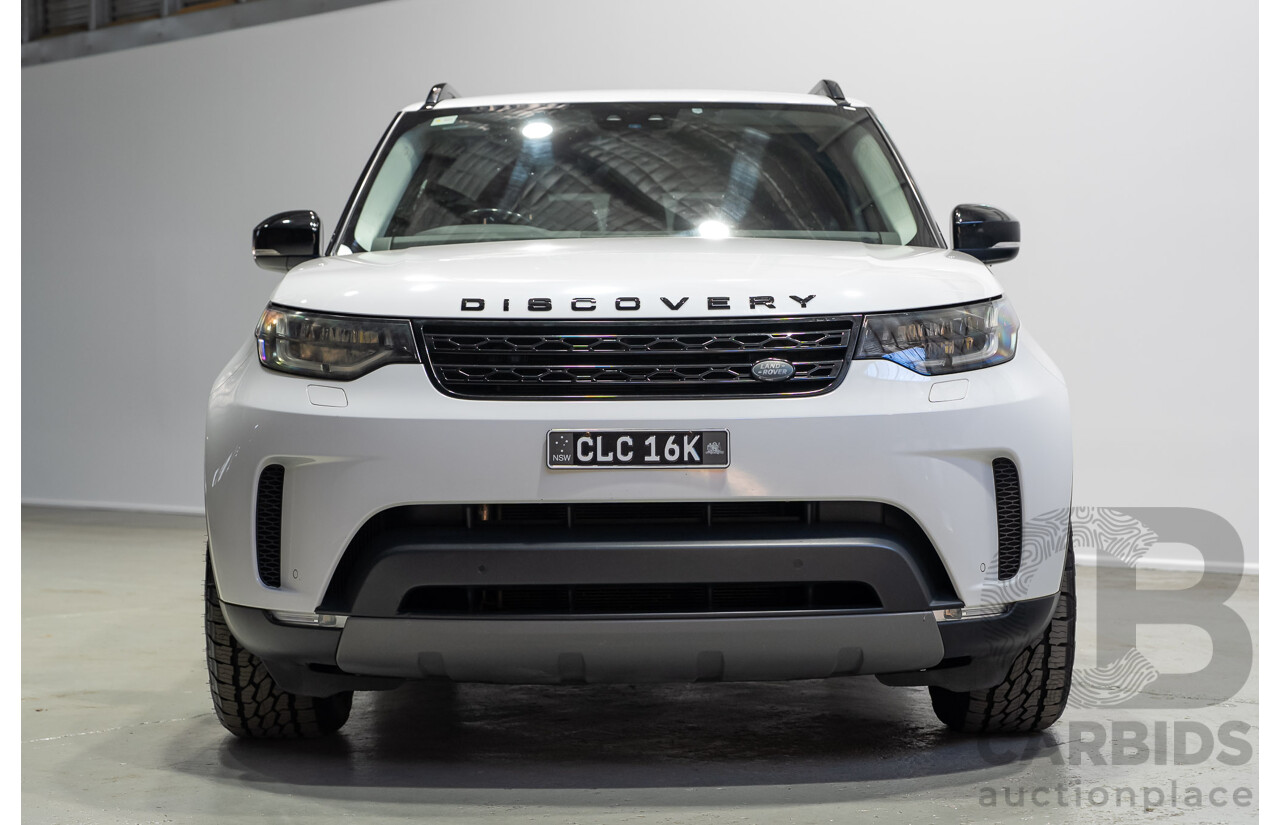 01/2018 Land Rover Discovery SD4 SE (4WD) MY18 4d Wagon Fuji White Turbo Diesel 2.0L - 7 Seater