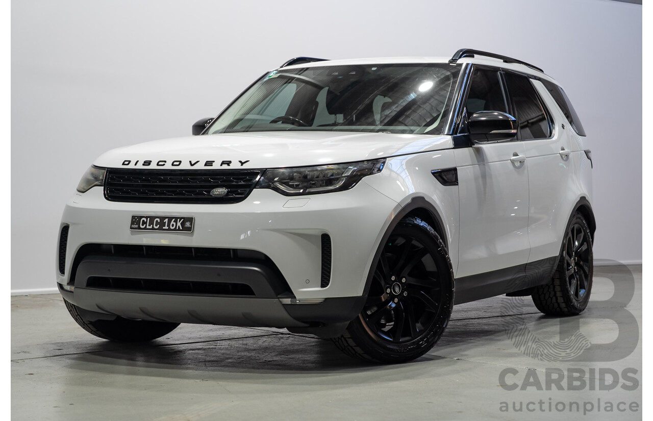 01/2018 Land Rover Discovery SD4 SE (4WD) MY18 4d Wagon Fuji White Turbo Diesel 2.0L - 7 Seater