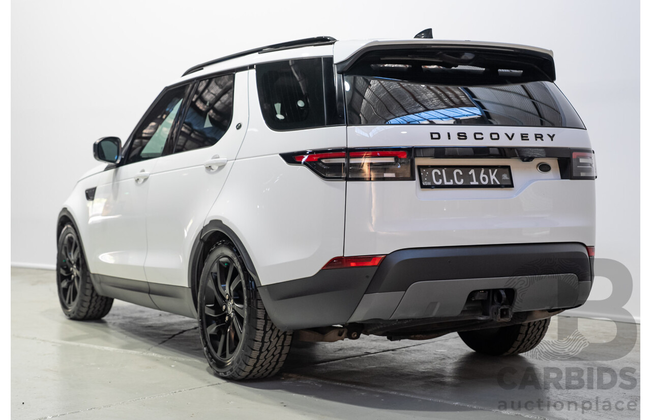 01/2018 Land Rover Discovery SD4 SE (4WD) MY18 4d Wagon Fuji White Turbo Diesel 2.0L - 7 Seater