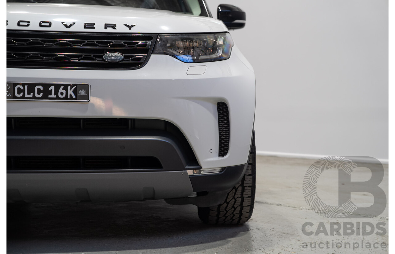 01/2018 Land Rover Discovery SD4 SE (4WD) MY18 4d Wagon Fuji White Turbo Diesel 2.0L - 7 Seater