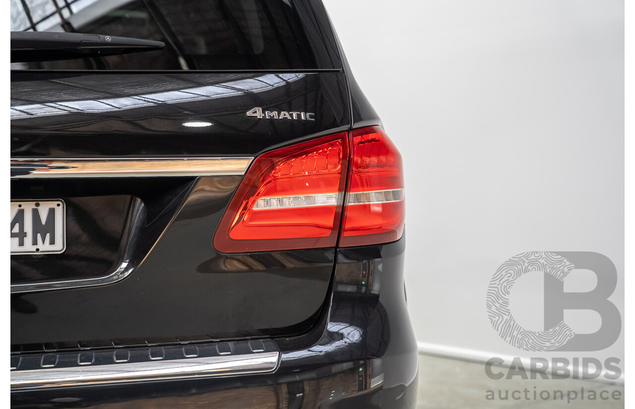 12/2017 Mercedes-Benz GLS350d 4MATIC (AWD) X166 4d Wagon Black Turbo Diesel 3.0L