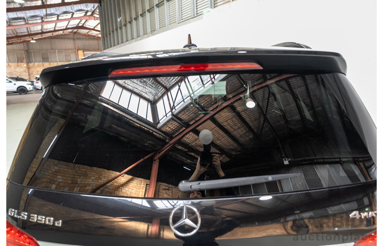 12/2017 Mercedes-Benz GLS350d 4MATIC (AWD) X166 4d Wagon Black Turbo Diesel 3.0L
