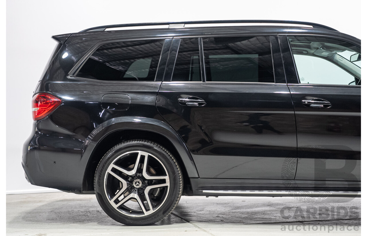 12/2017 Mercedes-Benz GLS350d 4MATIC (AWD) X166 4d Wagon Black Turbo Diesel 3.0L