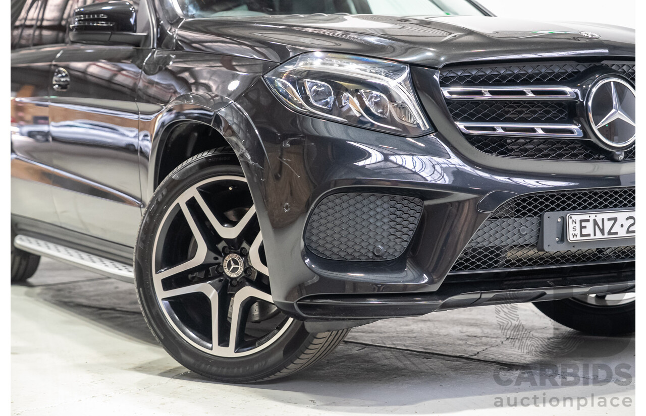 12/2017 Mercedes-Benz GLS350d 4MATIC (AWD) X166 4d Wagon Black Turbo Diesel 3.0L
