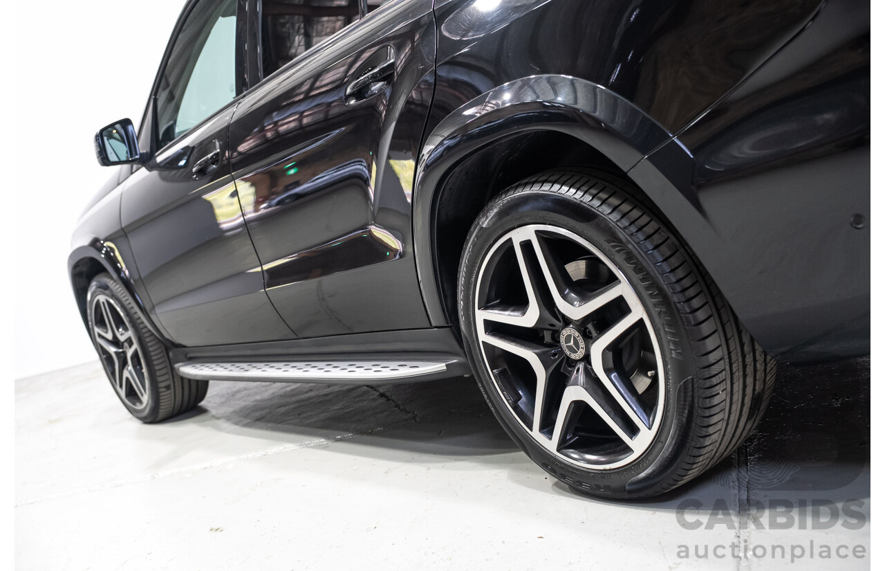 12/2017 Mercedes-Benz GLS350d 4MATIC (AWD) X166 4d Wagon Black Turbo Diesel 3.0L