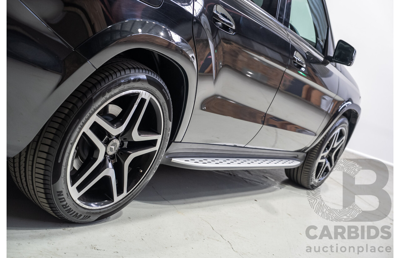 12/2017 Mercedes-Benz GLS350d 4MATIC (AWD) X166 4d Wagon Black Turbo Diesel 3.0L