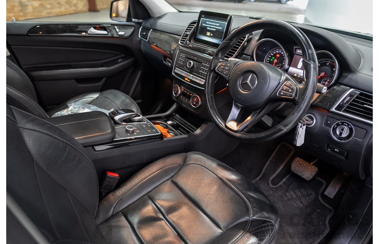 12/2017 Mercedes-Benz GLS350d 4MATIC (AWD) X166 4d Wagon Black Turbo Diesel 3.0L